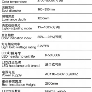 HNLED750/550超薄型手術(shù)無(wú)影燈